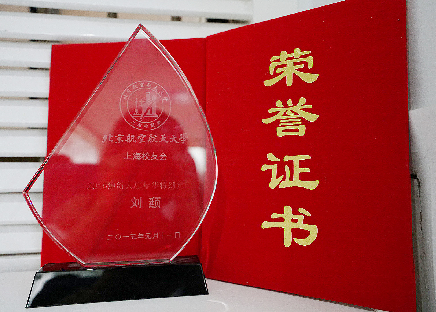 2015沪航人（北航大学上海校友会）特别贡献奖